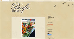 Desktop Screenshot of pacificbakery.blogspot.com