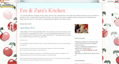 Desktop Screenshot of emzaraskitchen.blogspot.com