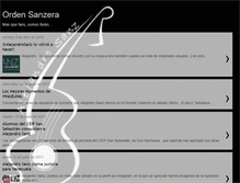 Tablet Screenshot of ordensanzera.blogspot.com