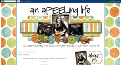 Desktop Screenshot of anapeelinglife.blogspot.com