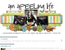 Tablet Screenshot of anapeelinglife.blogspot.com