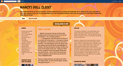 Desktop Screenshot of nancydollcloset.blogspot.com