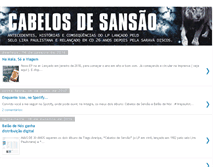 Tablet Screenshot of cabelosdesansao.blogspot.com