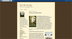 Desktop Screenshot of herebesarcasm.blogspot.com