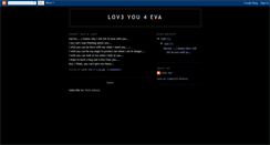 Desktop Screenshot of loveyou4eva.blogspot.com