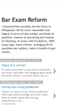 Mobile Screenshot of bar-exam-reform.blogspot.com
