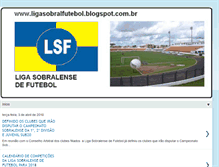 Tablet Screenshot of ligasobralfutebol.blogspot.com
