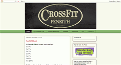 Desktop Screenshot of crossfitpenrith.blogspot.com