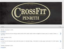 Tablet Screenshot of crossfitpenrith.blogspot.com