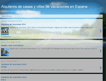 Tablet Screenshot of alquilerescasasvacaciones.blogspot.com