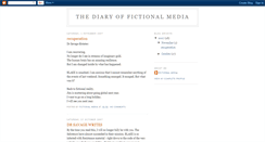 Desktop Screenshot of fictionalmediadiary.blogspot.com