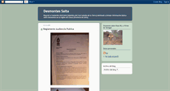 Desktop Screenshot of desmontesalta.blogspot.com