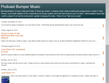 Tablet Screenshot of bumpermusic.blogspot.com