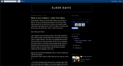 Desktop Screenshot of elderedavis.blogspot.com