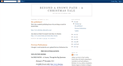Desktop Screenshot of beyondasnowypath.blogspot.com