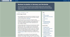 Desktop Screenshot of business-incubation.blogspot.com