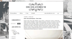 Desktop Screenshot of decolatorium.blogspot.com