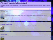 Tablet Screenshot of elizabethvaradansfourthwish.blogspot.com