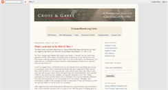 Desktop Screenshot of crossandgavel.blogspot.com