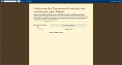 Desktop Screenshot of contossemluz.blogspot.com