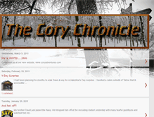 Tablet Screenshot of corychronicle.blogspot.com