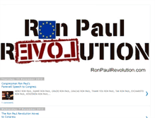 Tablet Screenshot of europe4ronpaul.blogspot.com