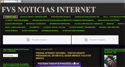Desktop Screenshot of fvsnoticiasinternet.blogspot.com