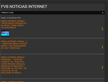 Tablet Screenshot of fvsnoticiasinternet.blogspot.com