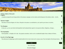 Tablet Screenshot of crusades-medieval.blogspot.com
