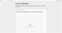 Desktop Screenshot of luxetlibertasdeutschland.blogspot.com