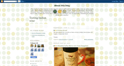 Desktop Screenshot of indianwinetasting.blogspot.com