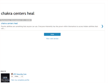 Tablet Screenshot of chakracentersheal.blogspot.com