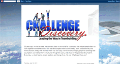 Desktop Screenshot of challengediscoverycompanies.blogspot.com