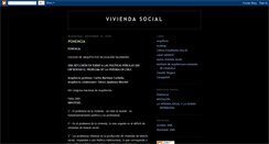 Desktop Screenshot of laviviendasocial.blogspot.com