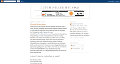 Desktop Screenshot of dutchmillerhyundai.blogspot.com