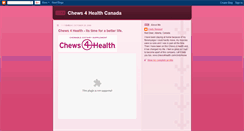 Desktop Screenshot of chews4healthalberta.blogspot.com