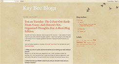 Desktop Screenshot of kaybeeblogs.blogspot.com