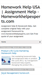 Mobile Screenshot of homeworkhelpexperts.blogspot.com
