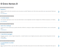 Tablet Screenshot of entre-mentes.blogspot.com