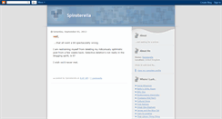 Desktop Screenshot of professionalspinster.blogspot.com