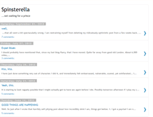 Tablet Screenshot of professionalspinster.blogspot.com