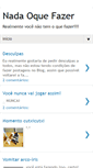 Mobile Screenshot of nadaoqfazerblog.blogspot.com