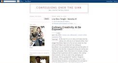 Desktop Screenshot of confessionsoverthesink.blogspot.com