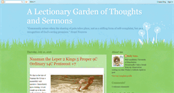 Desktop Screenshot of lectionarygarden.blogspot.com