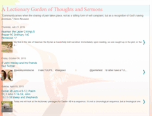 Tablet Screenshot of lectionarygarden.blogspot.com