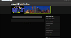 Desktop Screenshot of impacteventsinc.blogspot.com