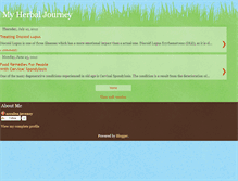 Tablet Screenshot of my-herbal-journey.blogspot.com
