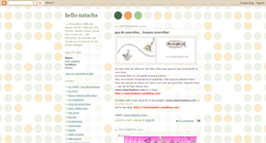 Desktop Screenshot of hellonatacha.blogspot.com