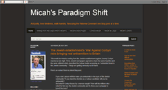 Desktop Screenshot of micahsparadigmshift.blogspot.com