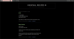 Desktop Screenshot of cocktailrecipesb.blogspot.com